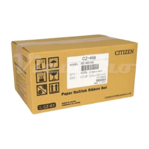 Citizen Media Box CZ-458 Paper Roll-Ink Ribbon Set